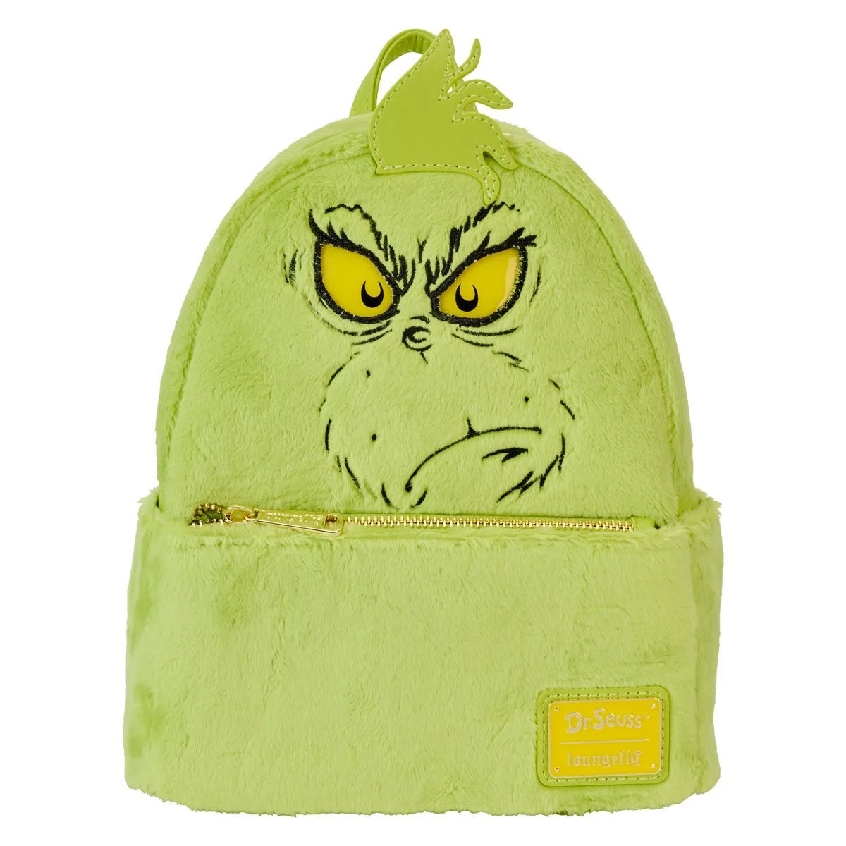 Dr. Seuss Plush Grinch Light-Up Cosplay Mini-Backpack