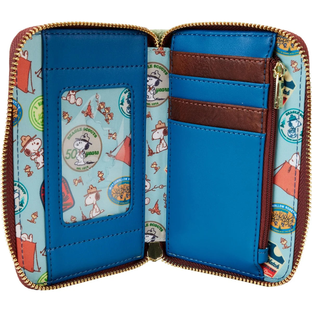 Peanuts Beagle Scouts 50th Anniversary Zip-Around Wallet