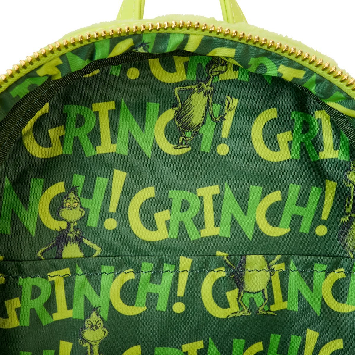 Dr. Seuss Plush Grinch Light-Up Cosplay Mini-Backpack